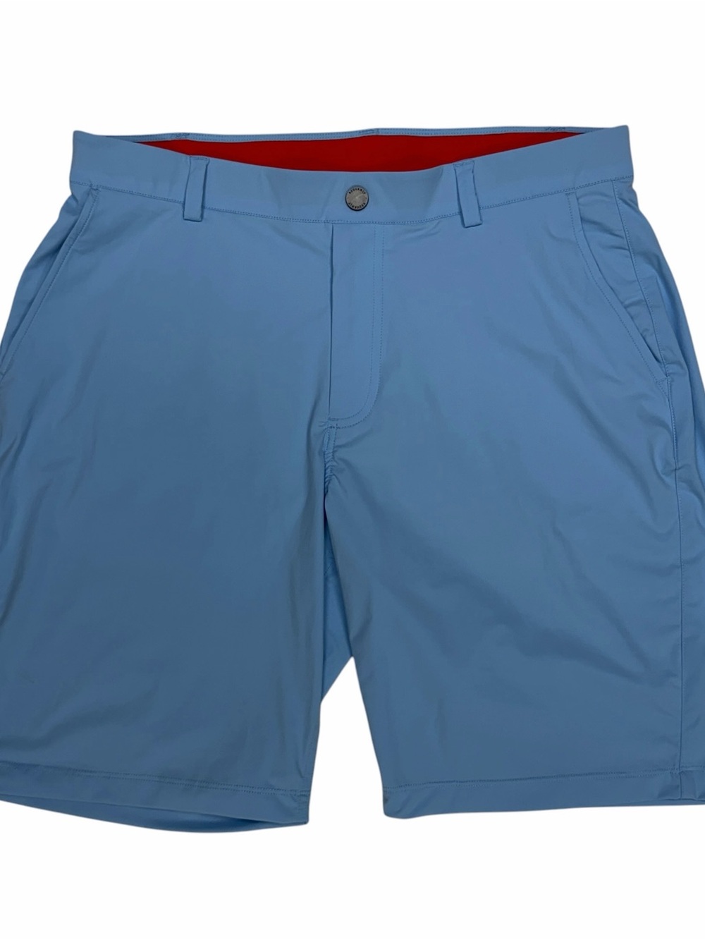 Redvanly Shorts Mens Large 9 Blue Hanover Pull On Golf Performance Stretch Chino